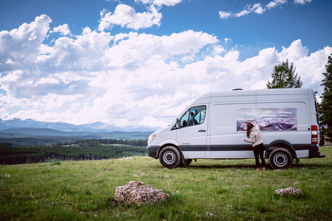 Rhi Klee painting Clouds Rest Yosemite