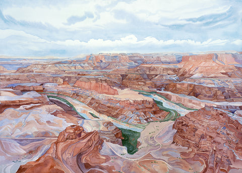 dead horse point watercolor art