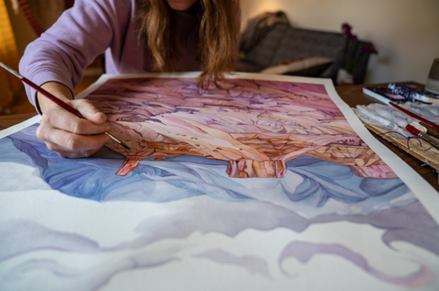 rhi klee castle valley painting