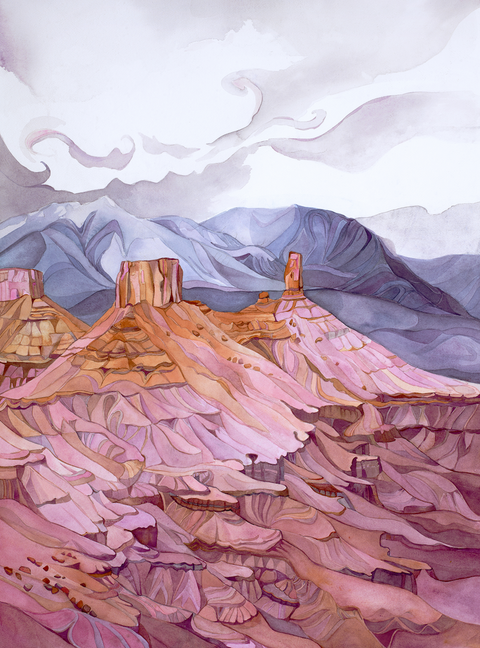 Castle Valley art print