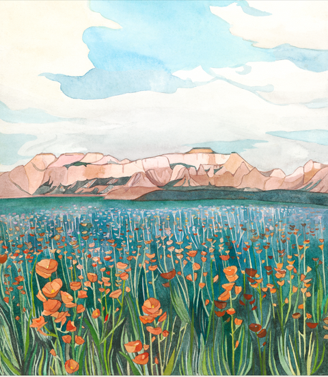 zion National Park Painting