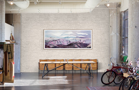 Clouds Rest Yosemite watercolor