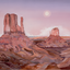 monument valley painting