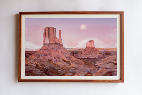 monument valley painting
